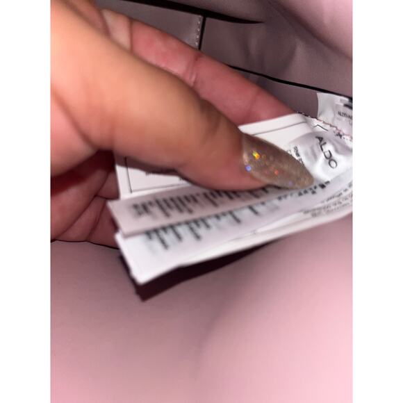 🐍 Aldo Multicolor Snake Skin Bucket/Draw String Crossbody Handbag 🐍 - Picture 6 of 7